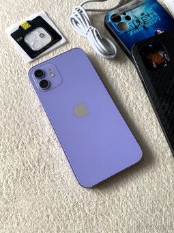 Apple Iphone 12 - 64GB - PURPLE - PŘÍSLUŠENSTVÍ - 9