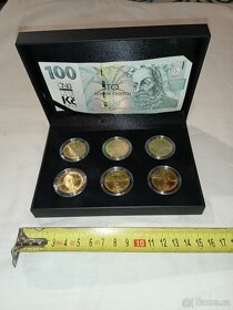 Bankovky 1000, 100 a 6 ks 20 korun - každá jiná - 30 výročí - 9
