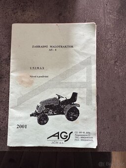Malotraktor Unimax - 9