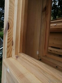 dřevěná špaletová okna dvojitá - vše nové, nepoužité - 9