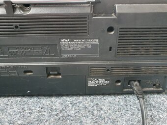 AIWA CS-W100H sběratelský rádio magneťák boombox - 9