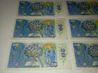 BANKOVKY 20 KČS 1988, OBĚ VYDANÉ SÉRIE - 9