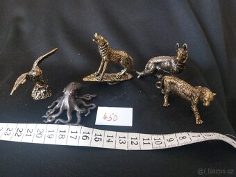 Kovové miniatury, figurky zvířat 2 - 9