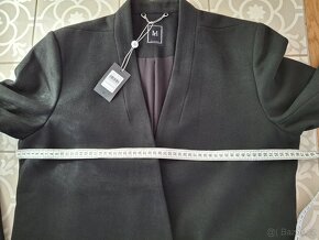 Černý kabát Montecristo XL 10 % vlna 5 % viskoza - 9