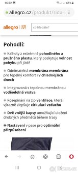 Prodám nové motokalhoty - 9