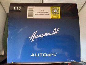Prodám Pagani Huayra BC - 1:18, Autoart – nový - 9