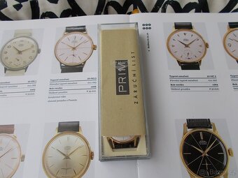 luxusni v kompletu vzacne hodinky prim brusel 1964 funkcni - 9