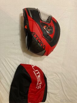 Helma MT ATOM SV ADVENTURE MATT RED vel. M - 9