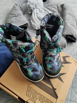 Zimní komplet Lupilu bunda+lyžařské kalhoty a boty vel.27 - 9