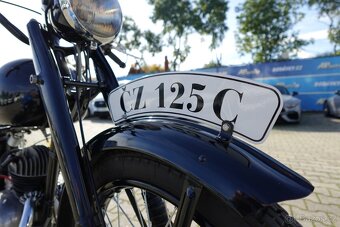 ČZ 125 C, 123,2cmᶟ (4,1kw) Černá - 9
