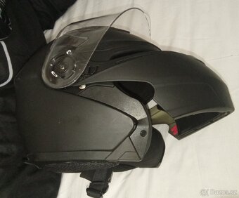 Vyklápěcí přilba Ozone černá matná M - 9