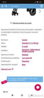 Kočárek cavoe - 9