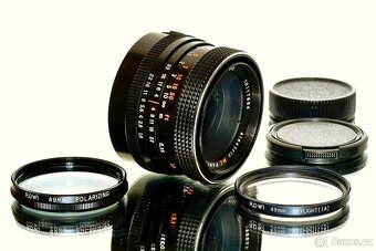 3x Carl Zeiss RED MC M42 2,4/35, 1,8/50, 3,5/135 TOP STAV - 9