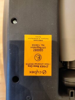 Autosedačka vajíčko Cybex aton B2 i-size + základna base one - 9