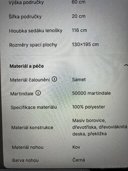 Rozkládací semišová pohovka s úložným prostorem - 9