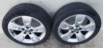 Alu kola Škoda 16" 5x100, letní Kumho 205/45R16 - 9