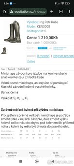 Kožené minichapsy kentaur - 9