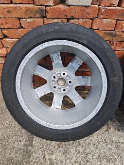 ALU Audi 5x112 17" se zimními pneu 225/50 R17 - 9