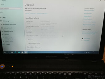 Notebook eMachines E642 15,6" AMD P340 3G 320GB Win10 - 9