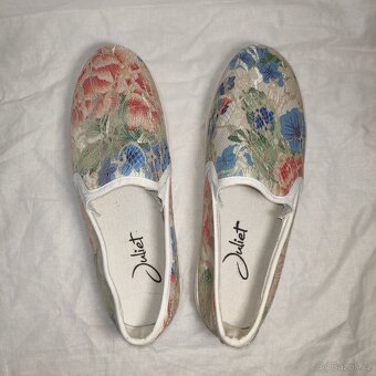 ❗❗ JULIET, VELIKOST 40, DÁMSKÉ SLIP-ONS BOTY NA PLATFORMĚ❗❗ - 9