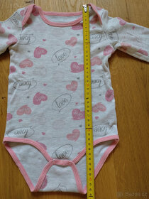 Tepláky s laclem + body (set) vel.80 - 9