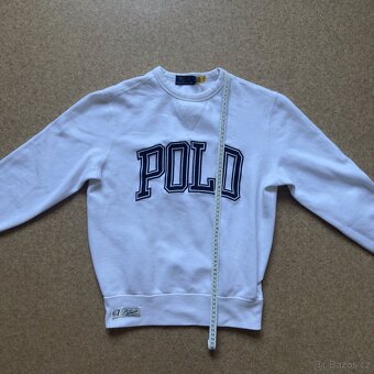 Ralph Lauren Polo 67 bílá mikina - 9
