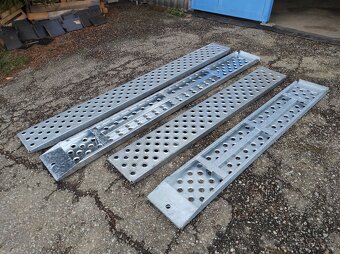 Ocelové nájezdy na auto 2 - 3 metry, až 4000 kg, zesílené - 9