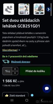 2x plážové lehátko - 9