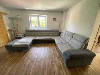 Velká rozkládací sedací souprava s úložným prostorem - 9