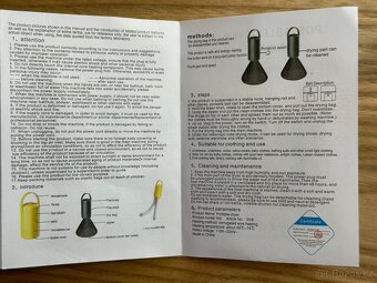 Cestovní sušák mini sušička na prádlo oblečení, NOVÁ - 9