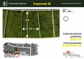 Prodej, pozemky/bydlení, 890 m2, Úherce , Plzeň-sever [ID 39 - 9