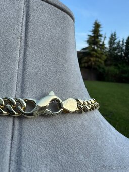 Zlatý řetěz s křížem 157.5G 68cm - PLNY ZLATO - CUBAN CHAIN - 9