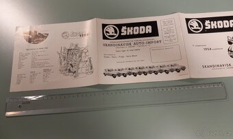 Škoda 1200 - dobový prospekt ve švédštině - 9