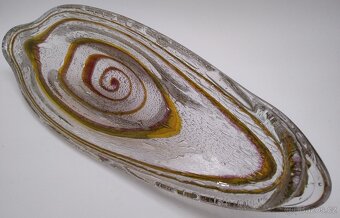 Emanuel Beránek - Luxusní velká mísa 48cm s bublinkami. - 9