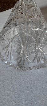 Broušená váza výška 30 cm - 9