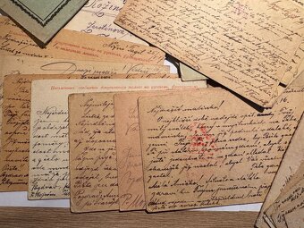 POZŮSTALOST po LEGIONÁŘI feldpost voják válka dopisy rukopis - 9