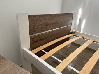 Nová postel 90 x 200 cm + rošt + noční stolek (zpevněno) - 9