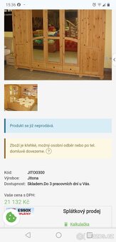 Velká dřevěná masivní skříň Jitona Arosa - 9