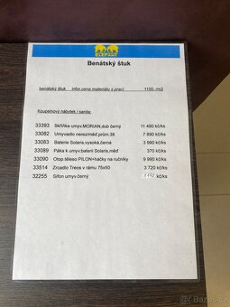 Prodám NOVÉ luxusní zlaté umyvadlo Sapho - 9