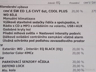 Prodám Kia ceed combi 1,6 92 kW - 9