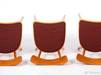 Designové retro židle po přečalounění, 4 kusy. - 9