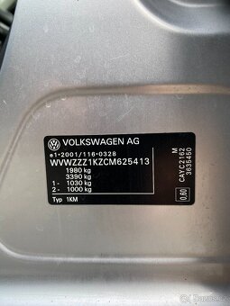 Golf VI 1.6 TDI CAYC 77 kW (105 koní) 1598 cm - 9