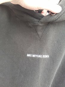 Vintage MKI Miyuki Zoku mikina černá s kapucí unisex - 9