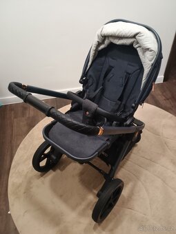 Dvojkombinace kočářek Venicci Tinum modrý - 9