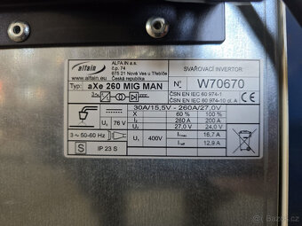 Svářečka Alfa In aXe 260 MIG MAN - 9