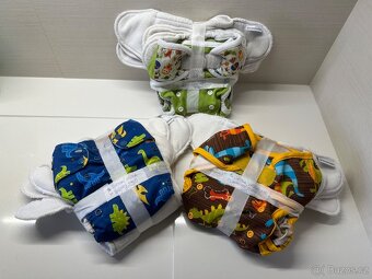 Dětské látkové plenky, hnízdečko, spací, podložky, ručník…. - 9