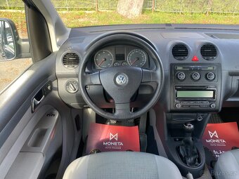 VW Caddy 1,9 TDi Aut.Klima, Tažné, AKU - 9