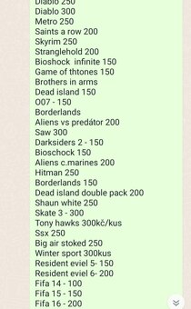 Hry na Xbox 360 ceny v textu od 150kč - 9