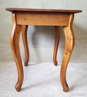 Stůl - stolek - třešňové dřevo - 9