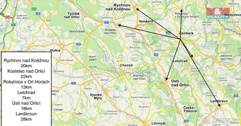 Pronájem bytu 3+kk, 100 m², Žamberk, ul. Čs. armády - 9